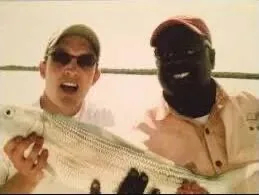 Guest and guide holding a bonefish
